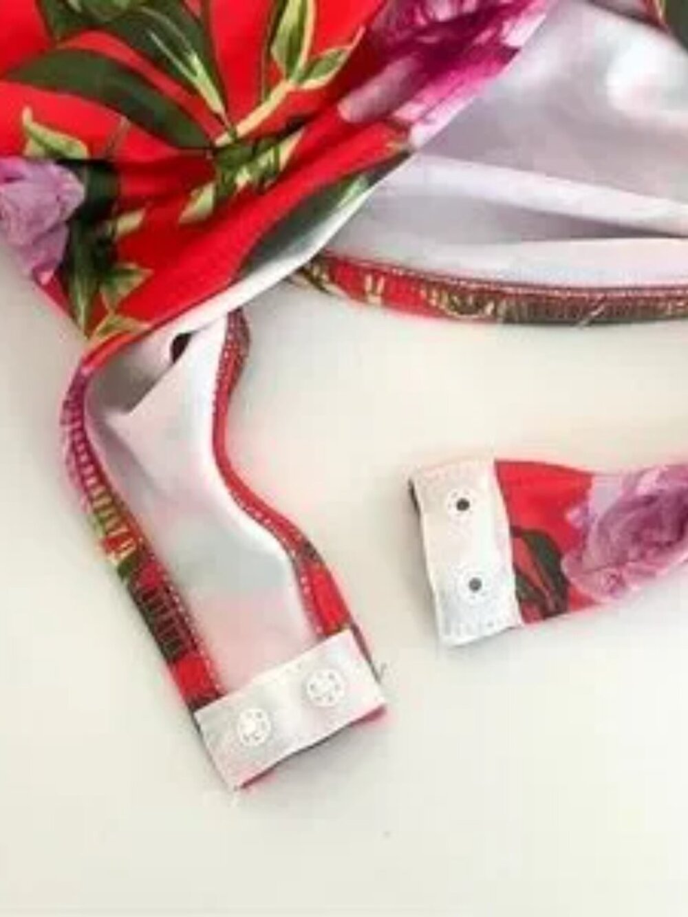 NWOT Zara Floral Draped Bodysuit - Picture 6 of 7